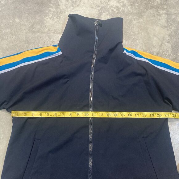 No Ka OI Jacket Womens M/L Vertical Zip Up Streetwear Atheleisure Black‎ Strip - Picture 4 of 16